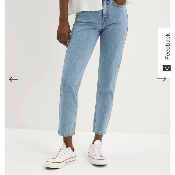 The Stevie High Waisted Jean in Light Indigo - Picture 2 of 6